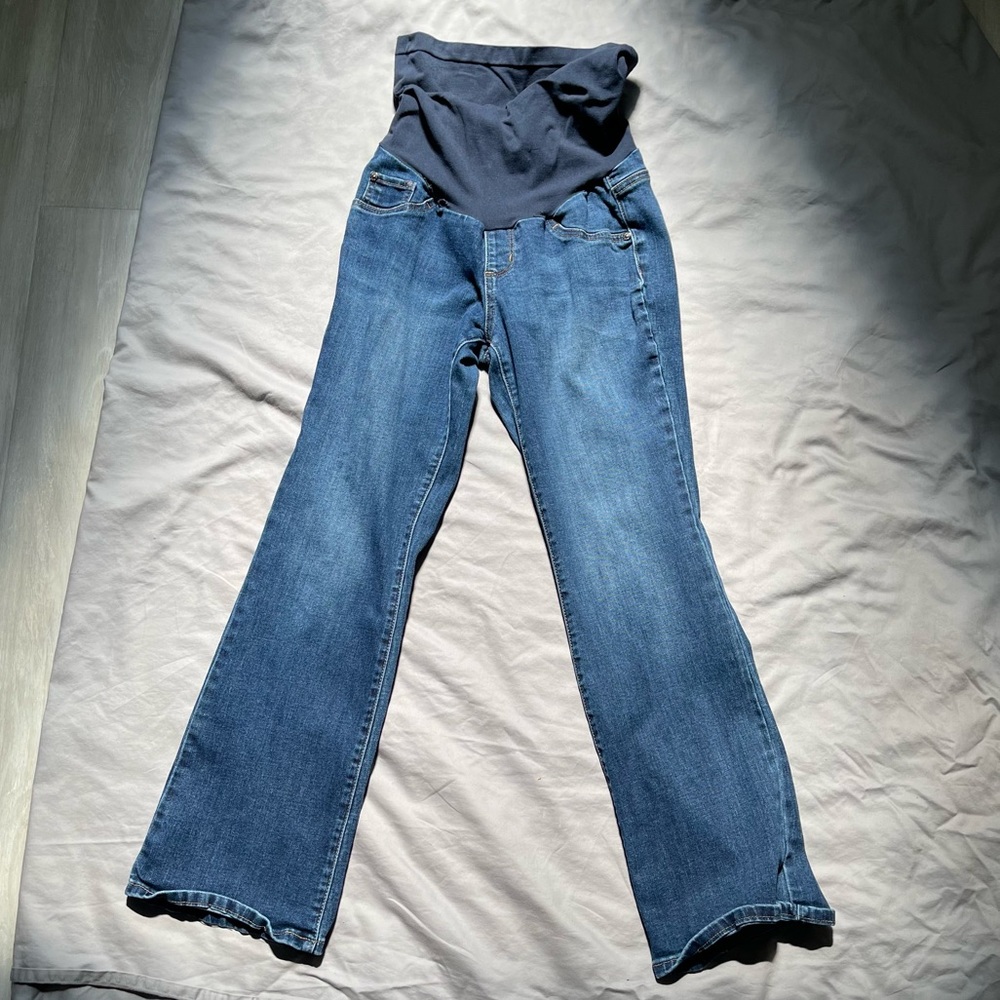 Indigo Blue Maternity Jeans - Petite Medium